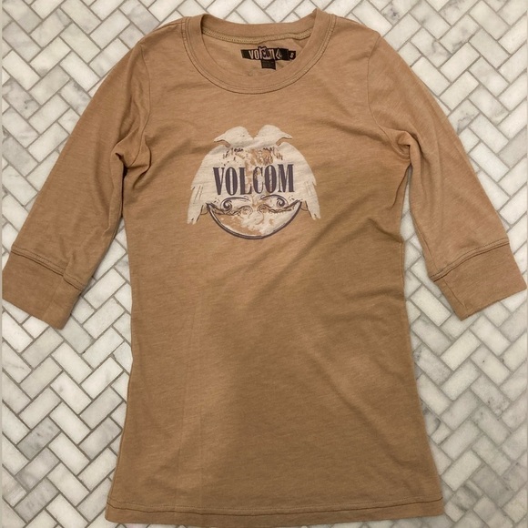 VOLCOM T-SHIRT, 3/4 SLEEVES - size small - Picture 5 of 6